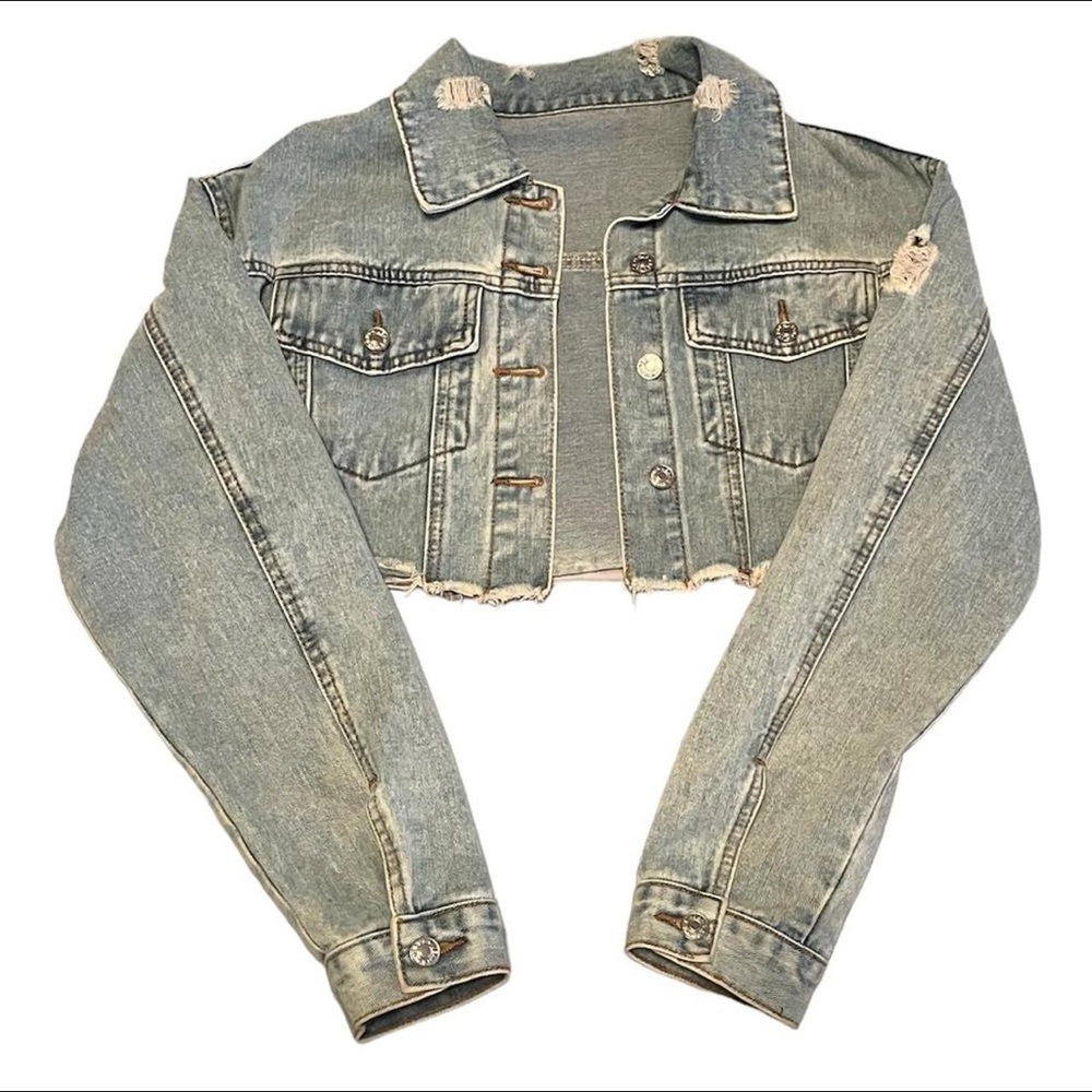 Cropped Jean Jacket - Picture 2 of 3